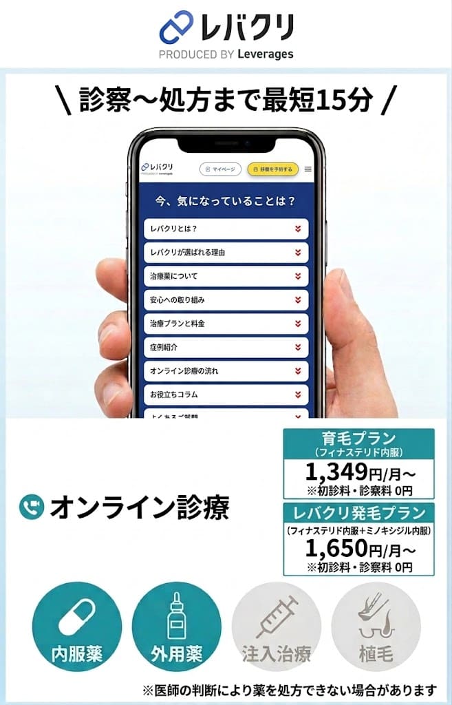 レバクリの特徴